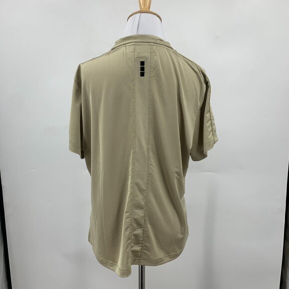 Jamie Sadock Golf Polo Womens L Large Eucalyptus Zipper Snap Button Quarter Zip - Picture 5 of 11